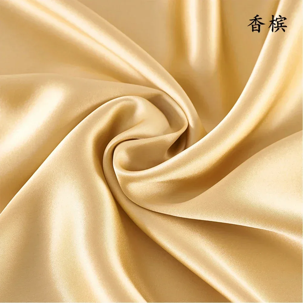 100% Pure Silk Fabric 114CM Width 30 Momme Natural Mulberry Silk Fabric High-quality Plain Crepe Satin