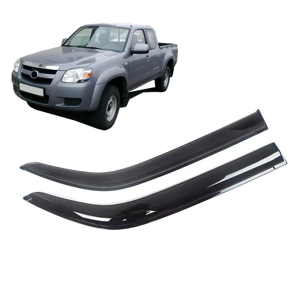 

For Mazda BT-50 2006-2019 Car Side Window Visor Sun Rain Guard Shade Shield Shelter Protector Cover Frame Sticker Accessories