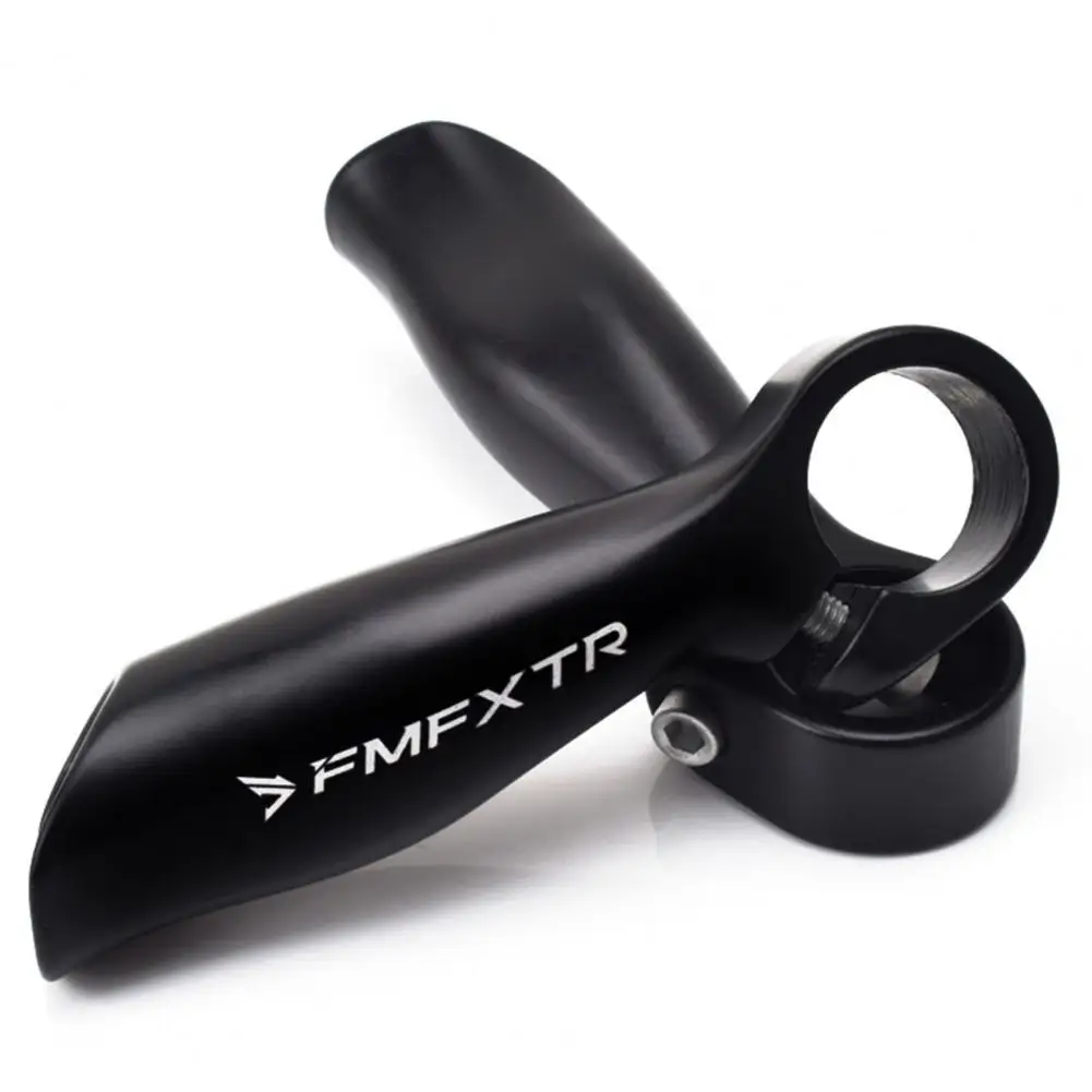 

1 Pair Bar End Adjustable Angle Wearproof Glossy Texture Comfortable Grip Non-slip Aluminium Alloy Rest Handlebar for Mountain B