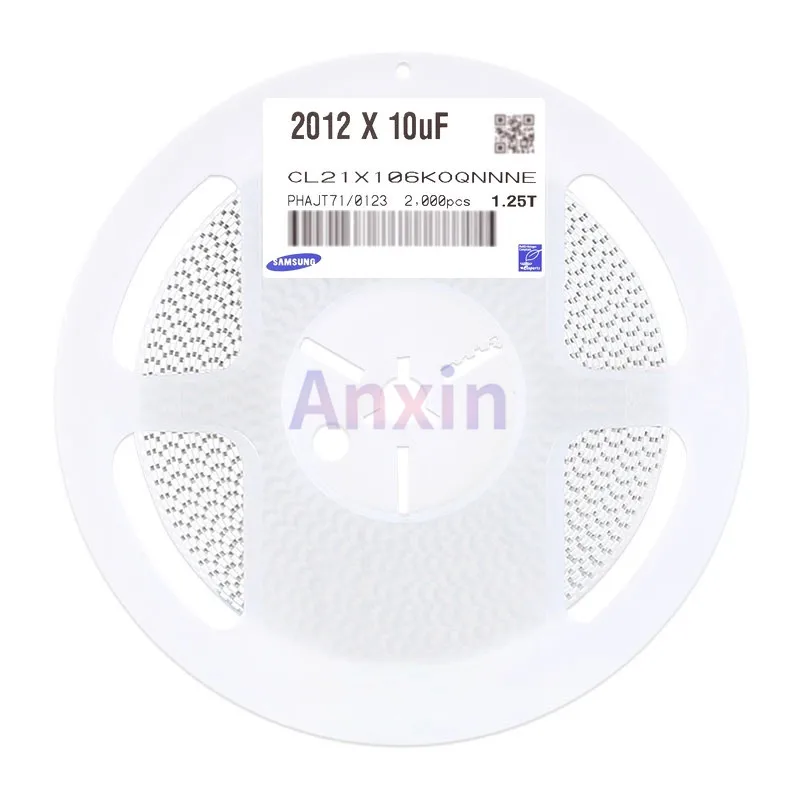 100PCS 0805 0.5pF - 47uF 10pF 100pF 1nF 10nF 22nF 100nF 220nF 0.1uF 1uF 2.2uF 4.7uF 10uF SMD 칩 다층 세라믹 커패시터
