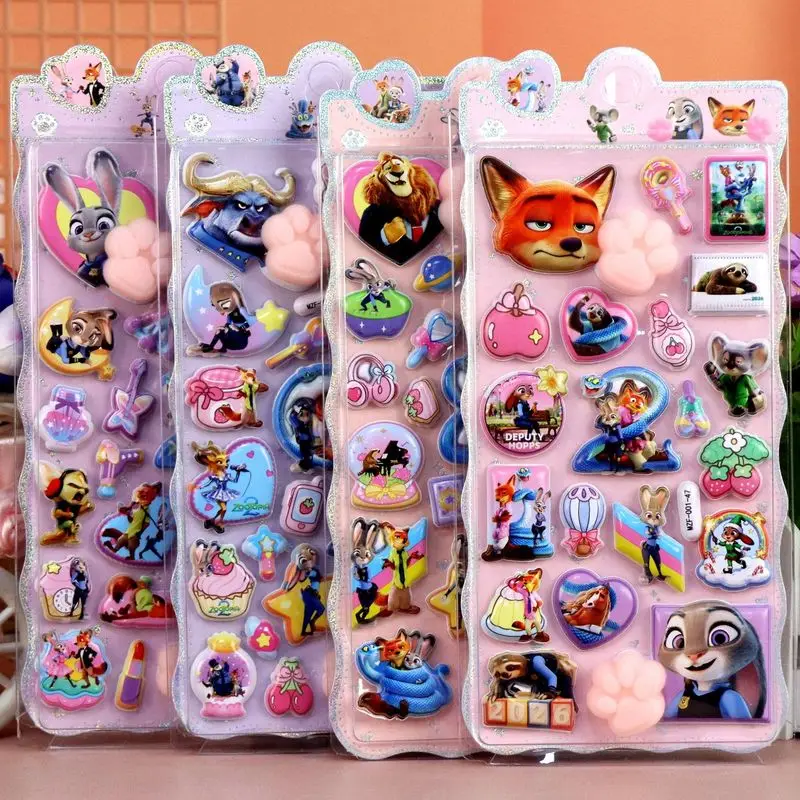 nuovi-20-adesivi-cartoon-zootopia-3d-morbidi-a-bolle-per-decompressione-carini-per-custodie-di-cellulari-notebook-decorazioni-fai-da-te-e-collage