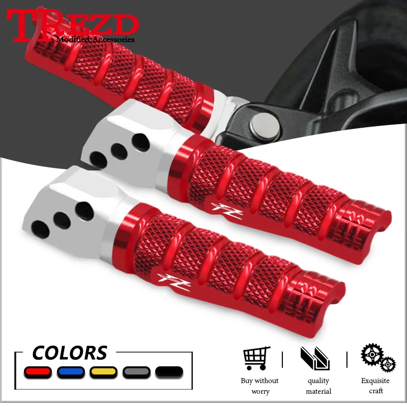 

2024 New For FAZER Fazer FZ1 FZ6 FZ8 Motorcycle CNC Rear Passenger Foot Peg Footrests Footpegs Pedals Accessories fz1 fz6 fz8