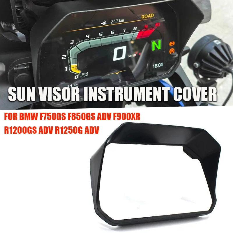 

Солнцезащитный козырек для инструментов для BMW R1200GS ADV R1250GS Adventure F750GS F850GS ADV F900XR 2018-2023, защитная крышка для солнцезащитного козырька