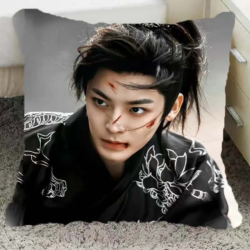Hou Minghao Zhou Ye Photo Double-sided Printed Pillowcase TV Back From The Brink Tian Yao Drama Stills Home Decor Cushion Cover