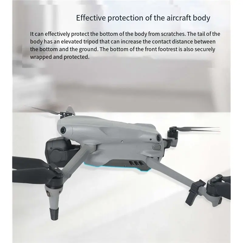 DT98 Landing Gear for DJI AIR 3/3S Drone Height Extension Stand Tripod Legs Protection Fixed Bracket Support Leg