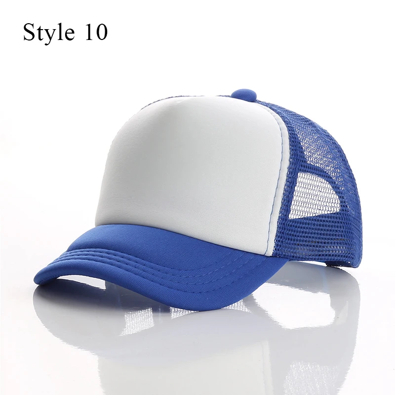 2023 NEW  Summer Kids Baseball Cap Boy Girls Breathable Mesh Sports Hat Casual Children Snapback Hat Adjustable Sun Shade Cap