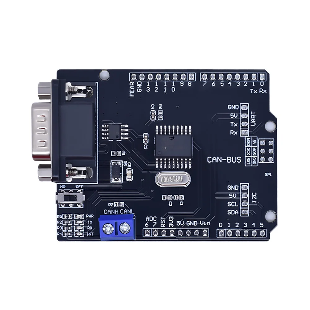 Magistrala CAN osłona płyta kontrolera szybkość komunikacji V2.0B moduł MCP2515 EF02037 dla Arduino dla Freaduino DIY zestaw