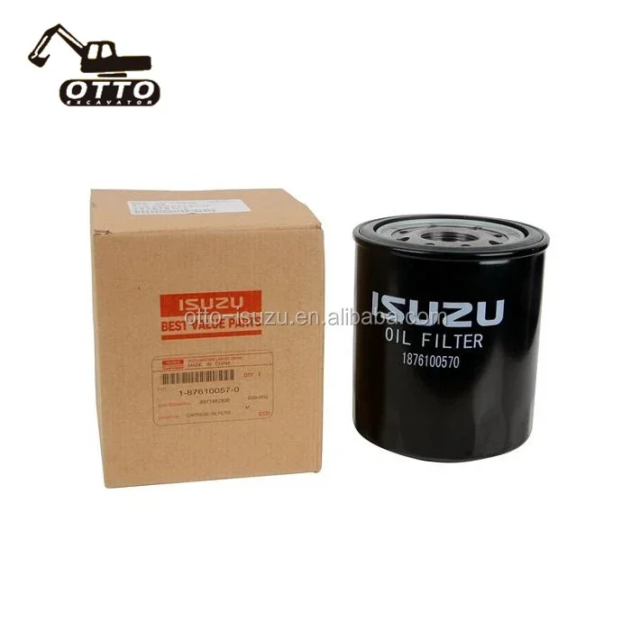 6BG1 4BD2 6HH1 Engine Oil Filter 1876100570, OD=123.7, ID=36, H=140