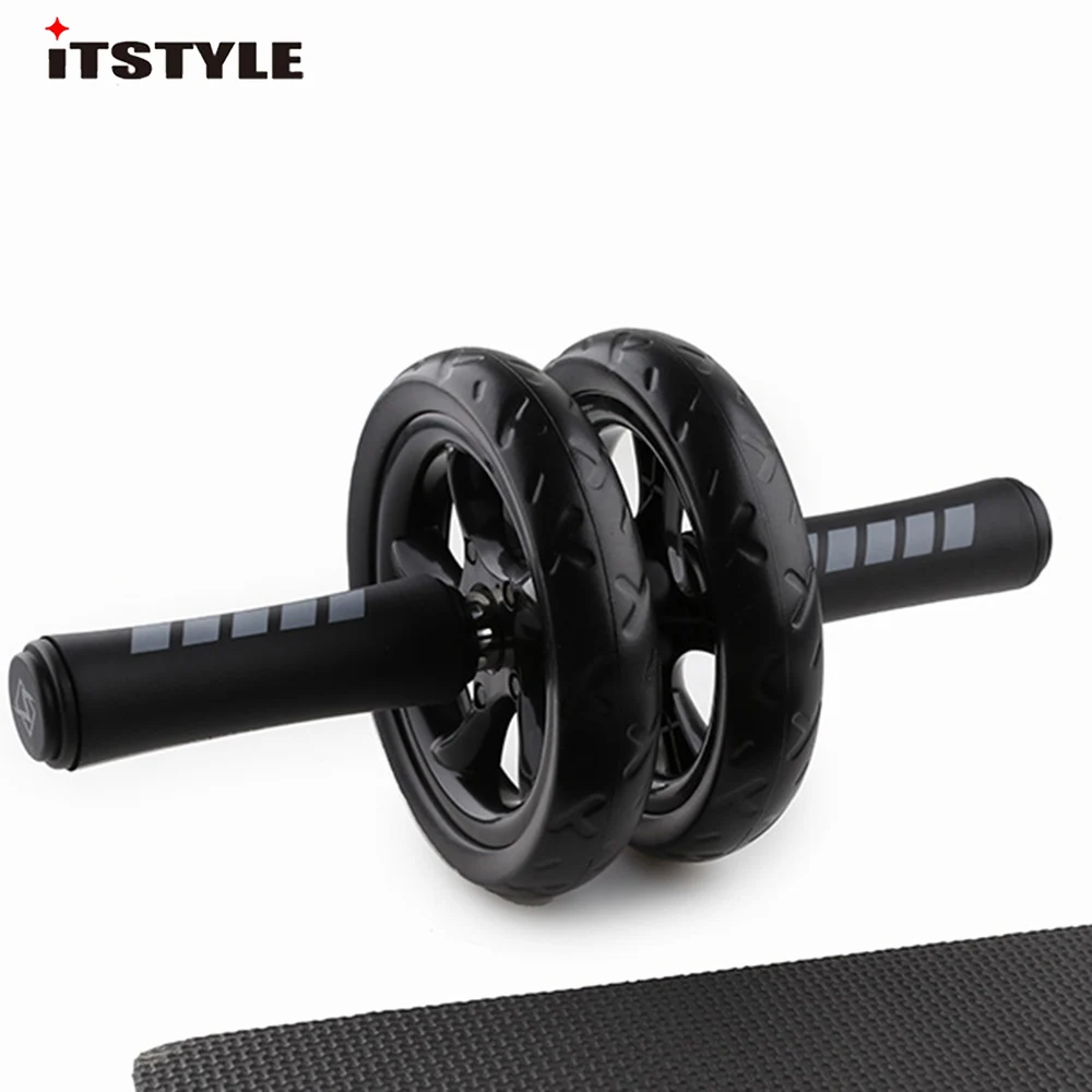 Abdominal Wheel Ab Roller for Gym Exercise, Fitness Equipment, No Noise with Mat