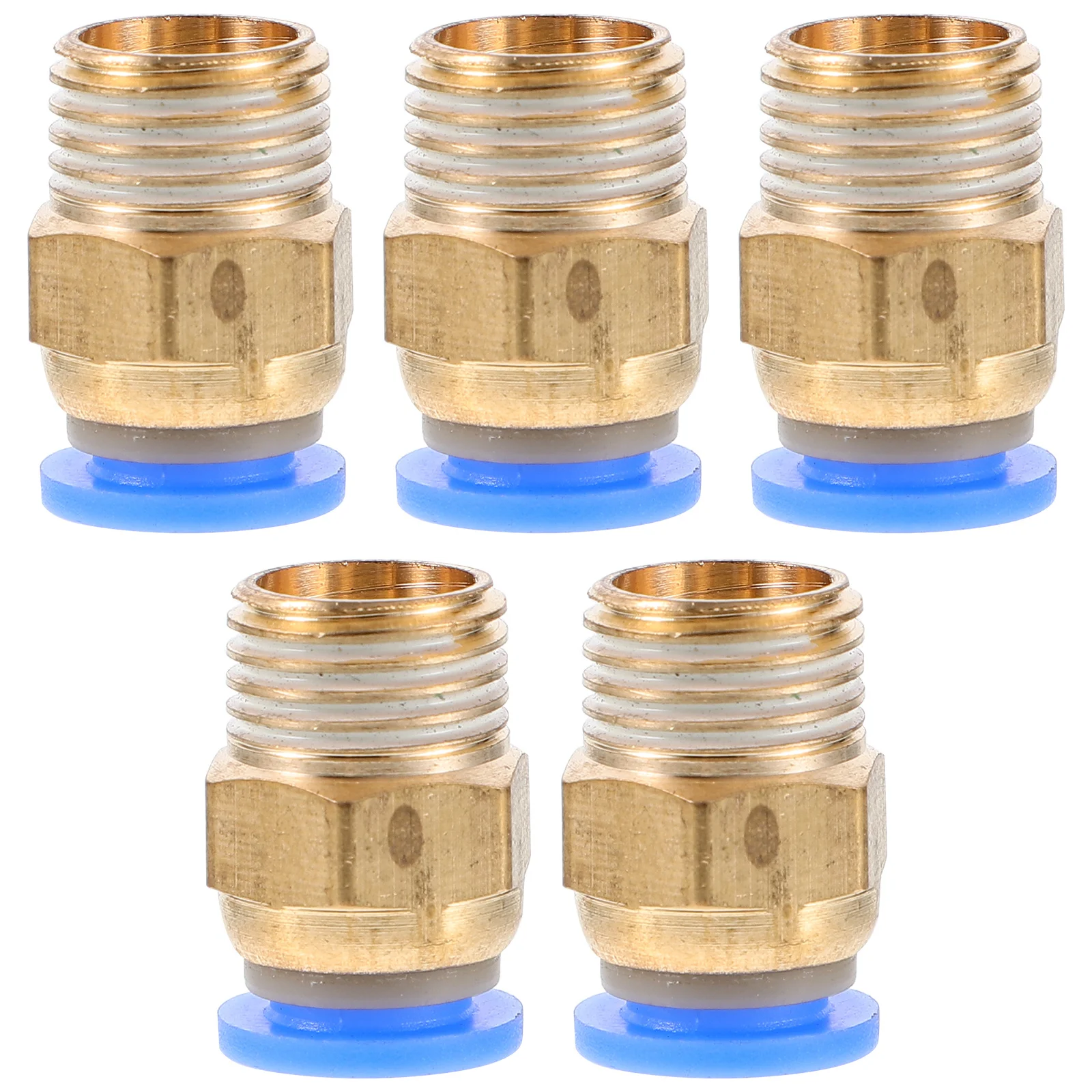 

5Pcs Pneumatic Quick Connect Air Hose Fitting Straight ABS Copper Durable Coupler Pressure Washer Air Compressor