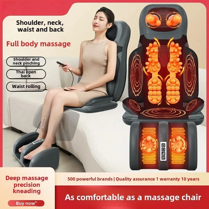 5 in 1 Folding Chair Type Massage Chair Massage Chair Power Massager All Body Massager Neck Shoulder Rolling Waist Back Column C