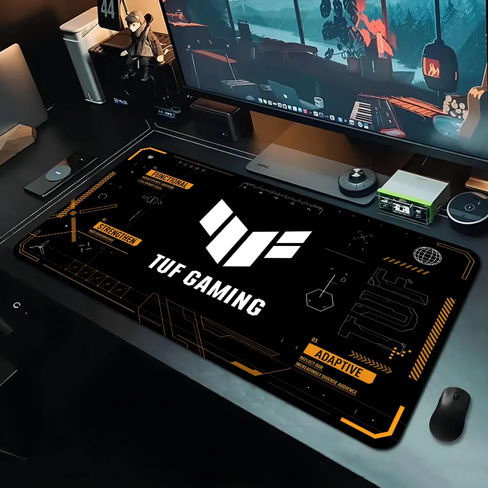 

TUF Gaming 80x30cm XL Lockedge Office Computer Desk Mat Table Keyboard Big Pad Laptop Cushion Non-slip for Teen Girls Bedroom