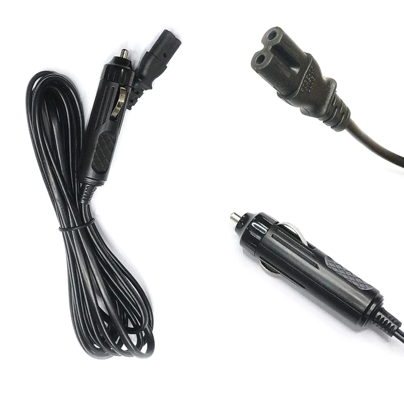 12V 24V 1.6 Meters Electric Lunch Boxes Power Cord for Cars Use Plastic Electric Heated Lunch Boxes Power Cord Adapters T3EF