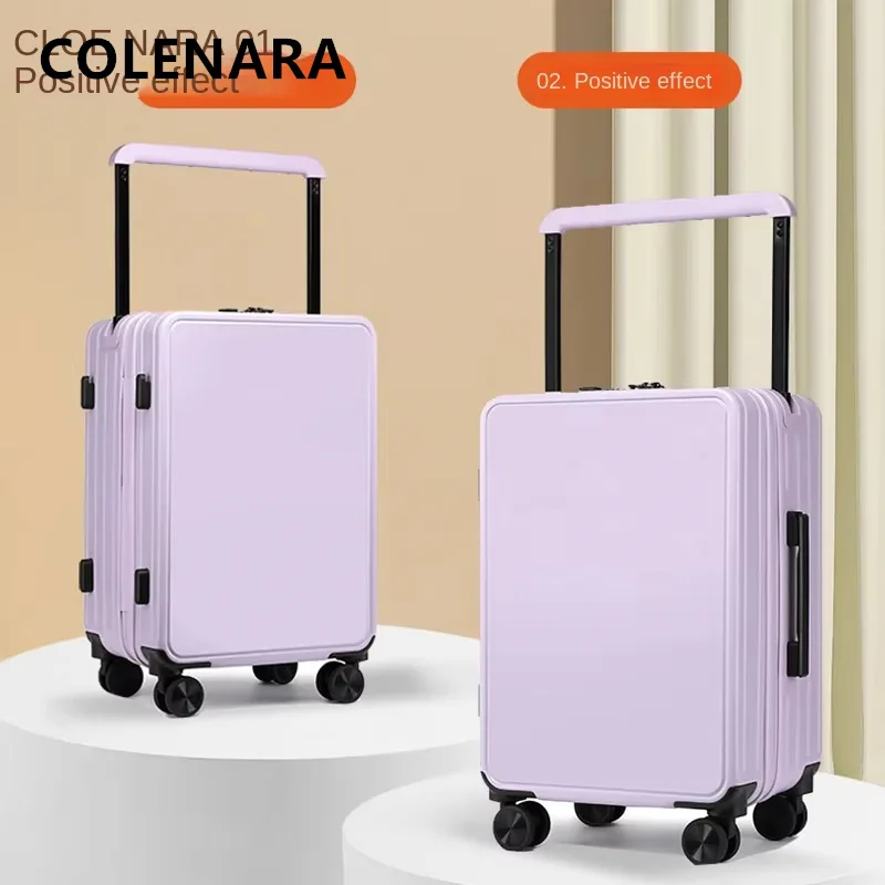 COLENARA ABS+PC Suitcase High Quality Boarding Box Large Capacity Trolley Case 20