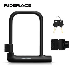 Bike Lock U Shape Portable Anti Theft Highsecurity Reinforced Bicycle Locks For Electric Scooter Motorbike Cycling Accessories