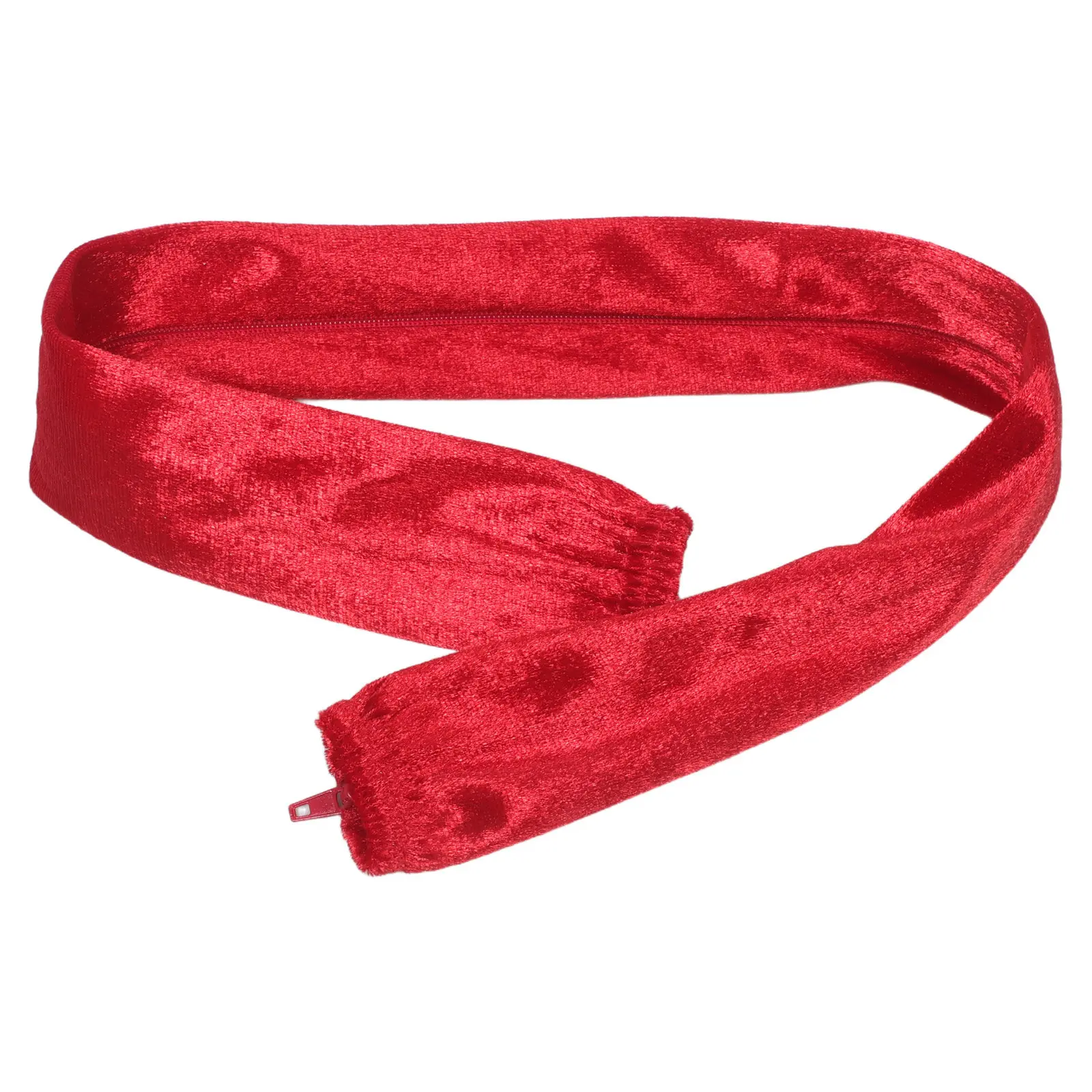 Chandelier Chain Cord Cover Zipper Design 0.6m 24 Inch Protective Sleeve Swing Light Fixture Cable Management Red Chain