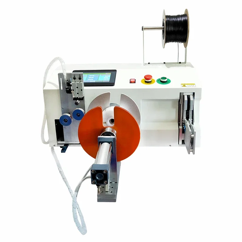 

Newest Automatic Cable Coiling Winding Machine For Cut And Twist Automatically Wires Counting Meter