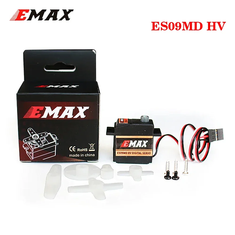 EMAX ES09MD HV All-Purpose High Voltage Metal Gear Digital Servo For Rc car helicopter Airplane parts