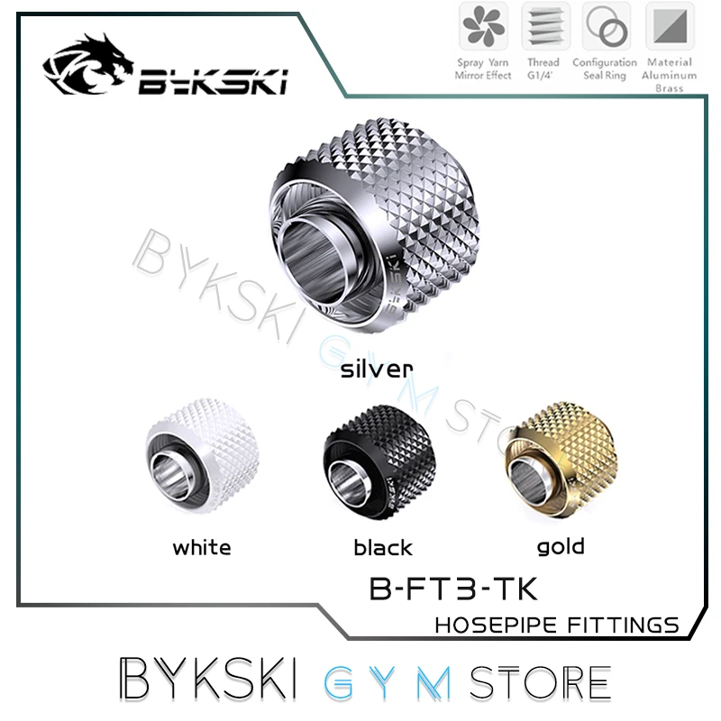 

Bykski G1/4 "3/8" ID * 5/8 "OD фитинг для шланга для мягкой трубы 10x16 мм, разъемы для водяного охлаждения ПК, разные цвета B-FT3-TK