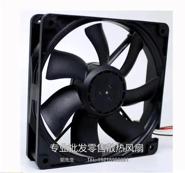 NMB 11925SA-24R-AU 03 DC 24V 0.62A 120x120x25mm 4-Wire Server Cooling Fan