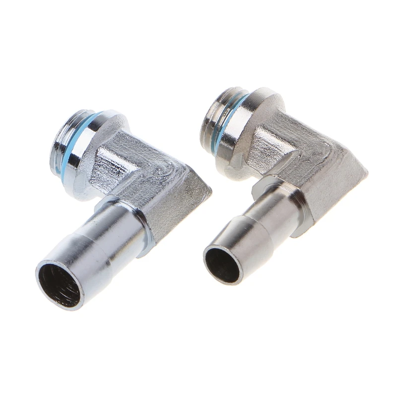 

652F Computer Water Cooling System Part G1/4 Thread 90 Degree Elbow Pipe Connector