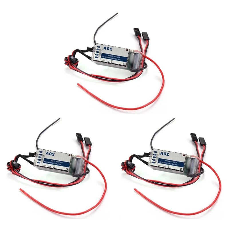 A63T-3X 20A HV SBEC High Quality For RC Model Airplane No Programming Required High Voltage Input (2-12S Lipoly)