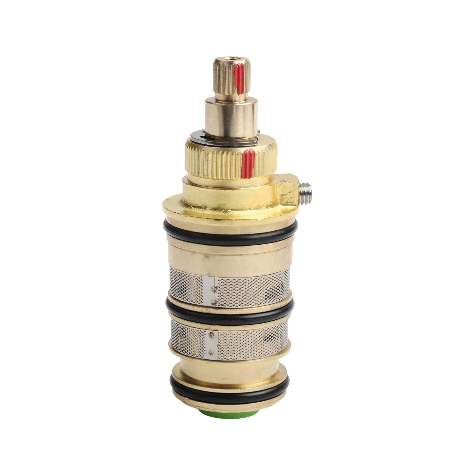 Home Improvement Plumbing Fixtures Thermostatic Spool Valves 1PCS Thermostat Cartridge Bath Mixer H5 Alloy Plastic