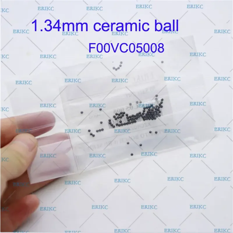 1.34mm Ceramic Ball F00VC05008 CR Injector Diameter=1.34mm Steel Balls F00VC05001, Fuel Injector Valve Repair Kits F00VC05009