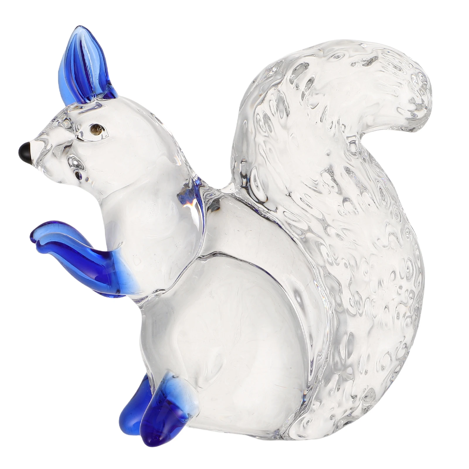 

Crystal Squirrel Miniature Elegant Desktop Ornament Birthday Present Home Garden Flower Pot Decoration Art Animal Statue