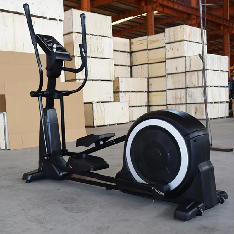 مدرب بيضاوي الشكل لصالة الألعاب الرياضية التجارية عالي الجودة، مدرب متقاطع رائج البيع مع أوضاع يدوية وكهربائية، تصميم قابل للطي #1