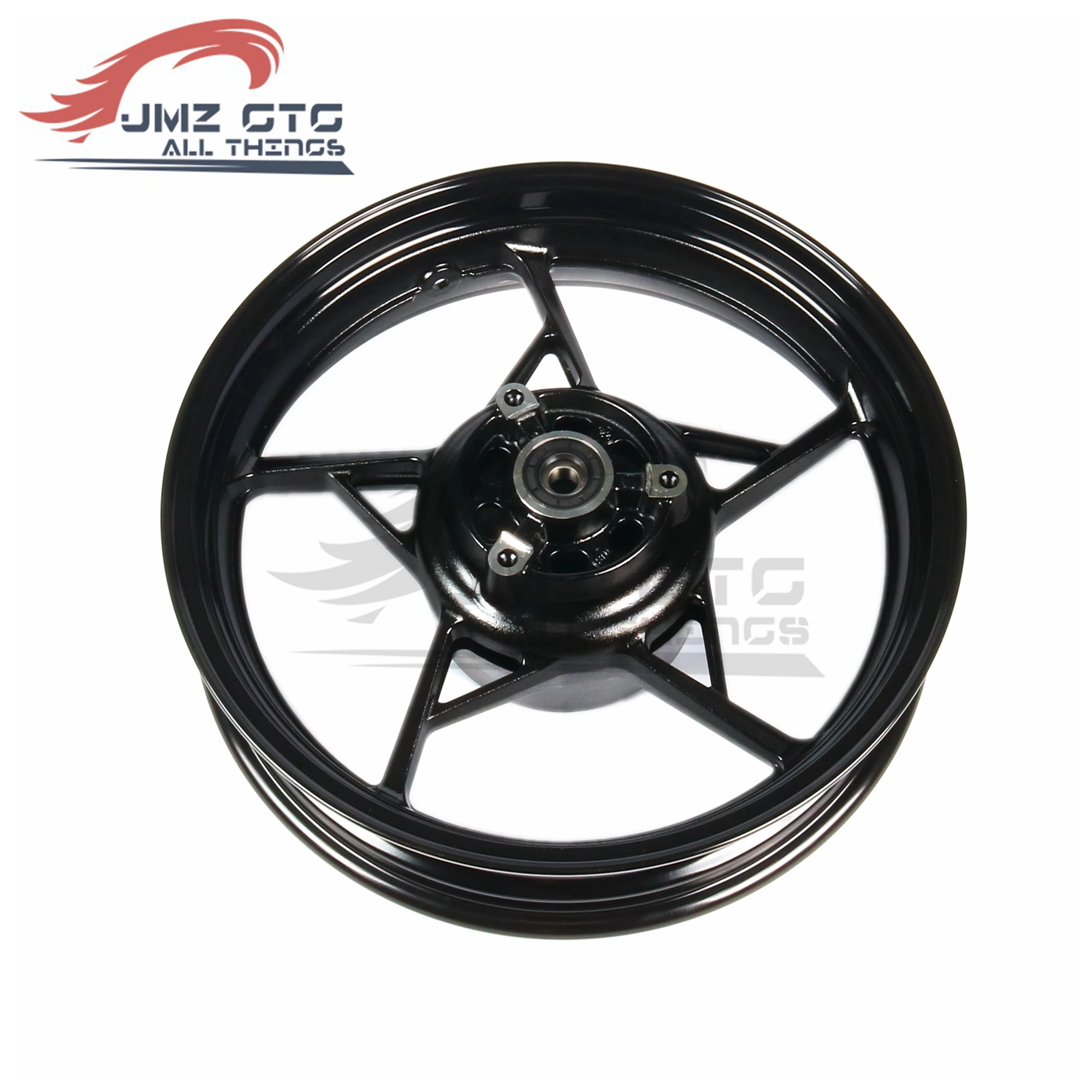 Motorcycle Wheel Rim  For KAWASAKI NINJA400 Z400 2018-2019-2020-2021-2022 Black Aluminum Alloy High Quality