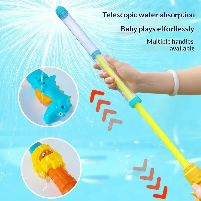 Summer  Nozzle Multi-Hole Water Spray Pump Toy Outdoor Water Balloon Battles For Pool & Beach