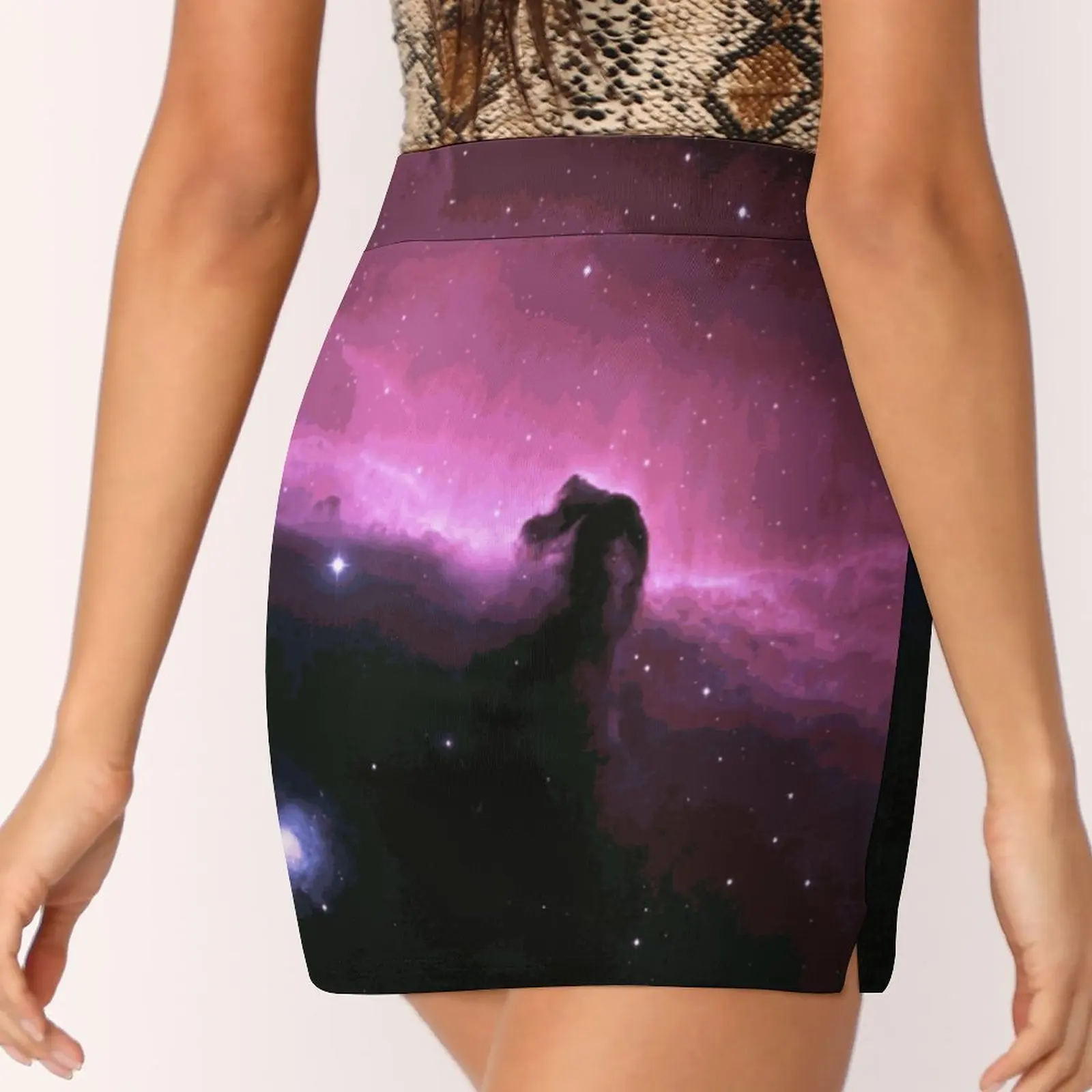 Horsehead Nebula Women'S Summer Fake Two Piece Skirts Casual Sports Beach Skirt Girl Skorts Space Nebula Astronomy Science