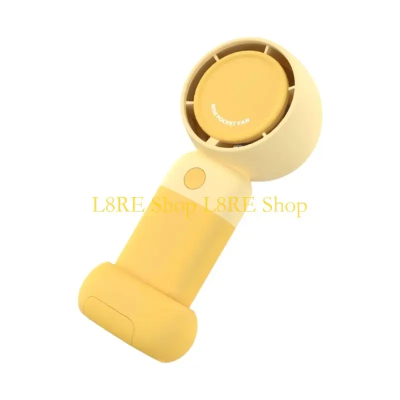 L8RE USB -зарядный вентилятор ручного вентилятора Съемный базовый вентилятор с регулируемой скоростью для студентов охлаждает и