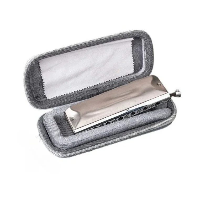 Professional performance grade 12-hole all-chromatic harmonica