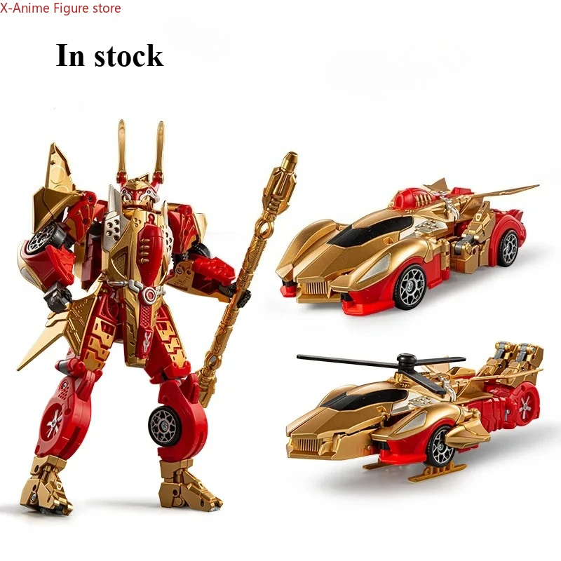 

NEW Monkey King Wukong 3 Changes Robot Transformation Toys Helicopter Car 25cm Action Figure Models Boys Gift in Stock