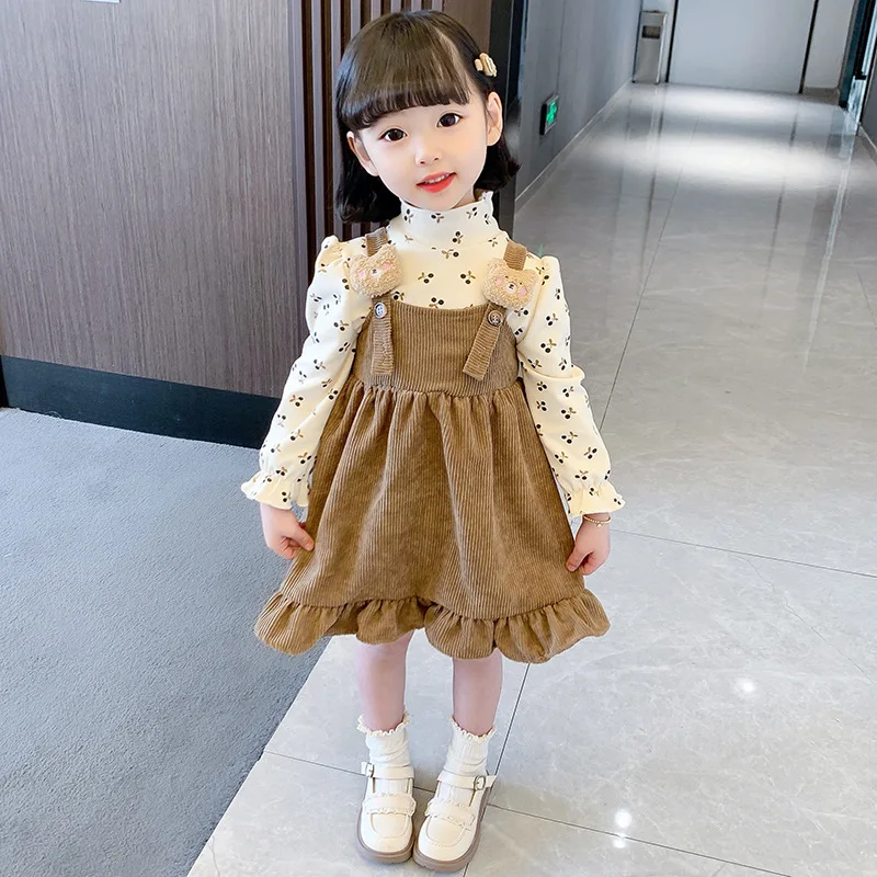 Girls' dresses Spring and Autumn 2024 new fashion spring children's fashion little girl baby spring dress