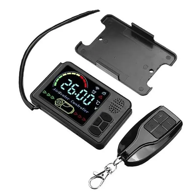 LCD Display 12V/24V Diesel Air Heater Controller 1-5Kw For Vehicle-Mounted Parking Heater With Switch And Remote Control-X67A