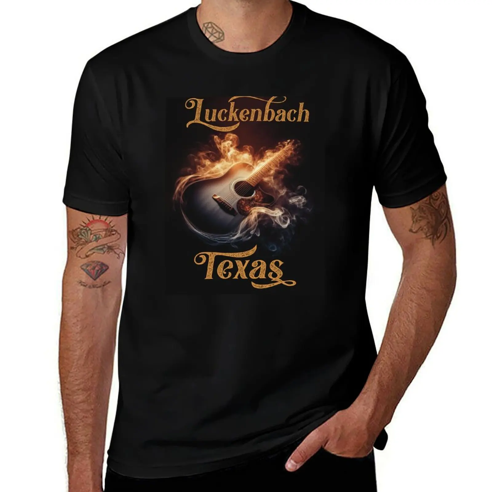 Luckenback, Texas T-Shirt Sweat Absorbing Sports Tee Shirt