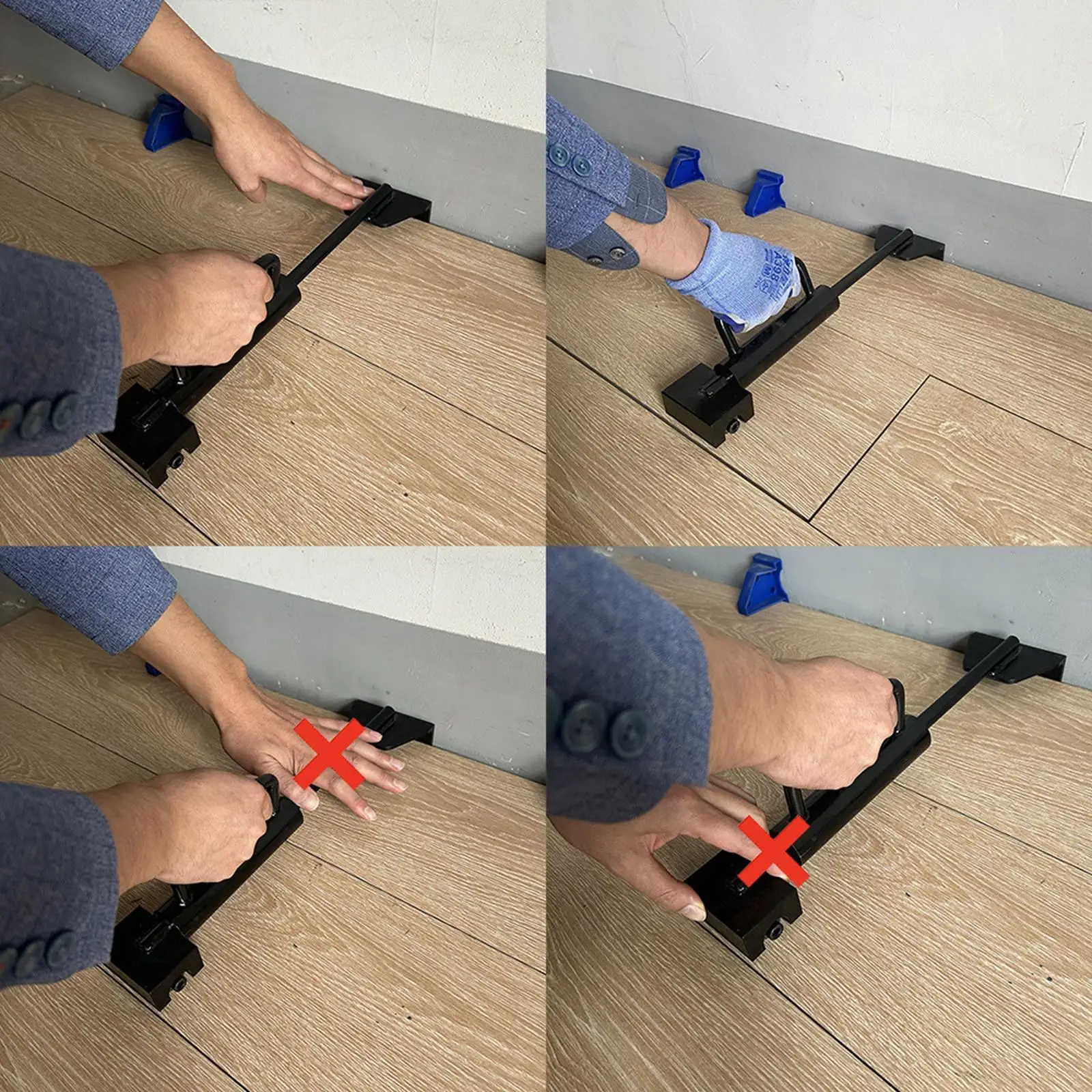 

Современный стальной молоток-инструмент для установки ламината и плавающих планок в узких пространствах у стен