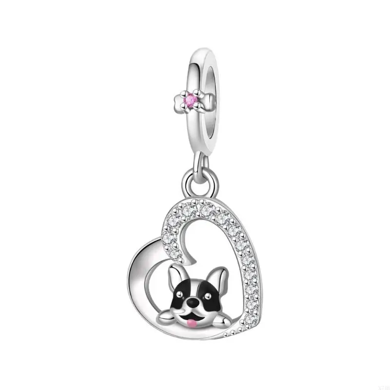  Stylish Cats Paw Dog Turtles Silver Pendant Lightweight Bracelet Accessories