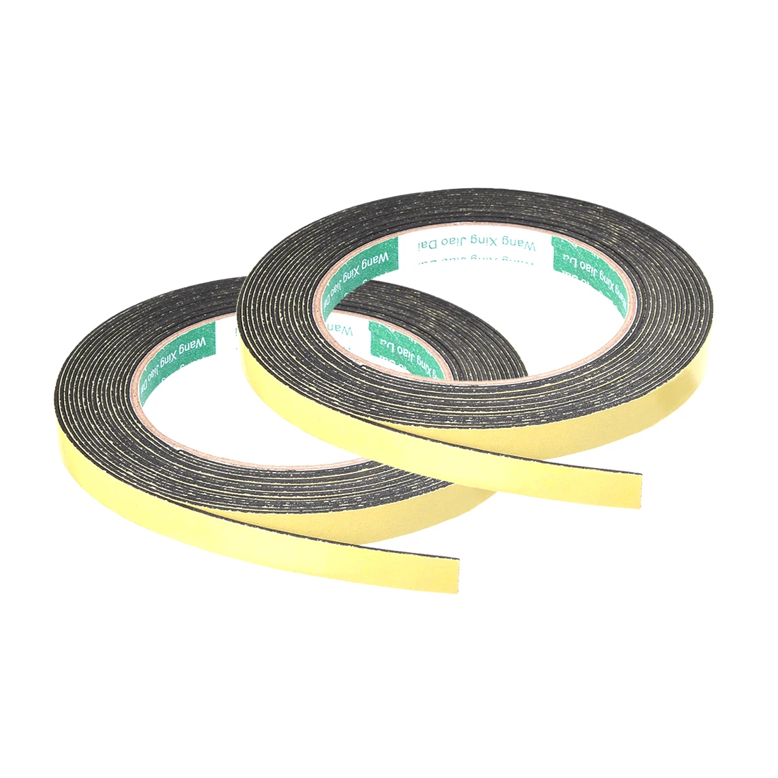 

2Pcs EVA Foam Seal Tape 10-50mm Wide 1-5mm Thick 3/4/5m Long Self Adhesive Weather Strip for Furniture Window Door Insulation