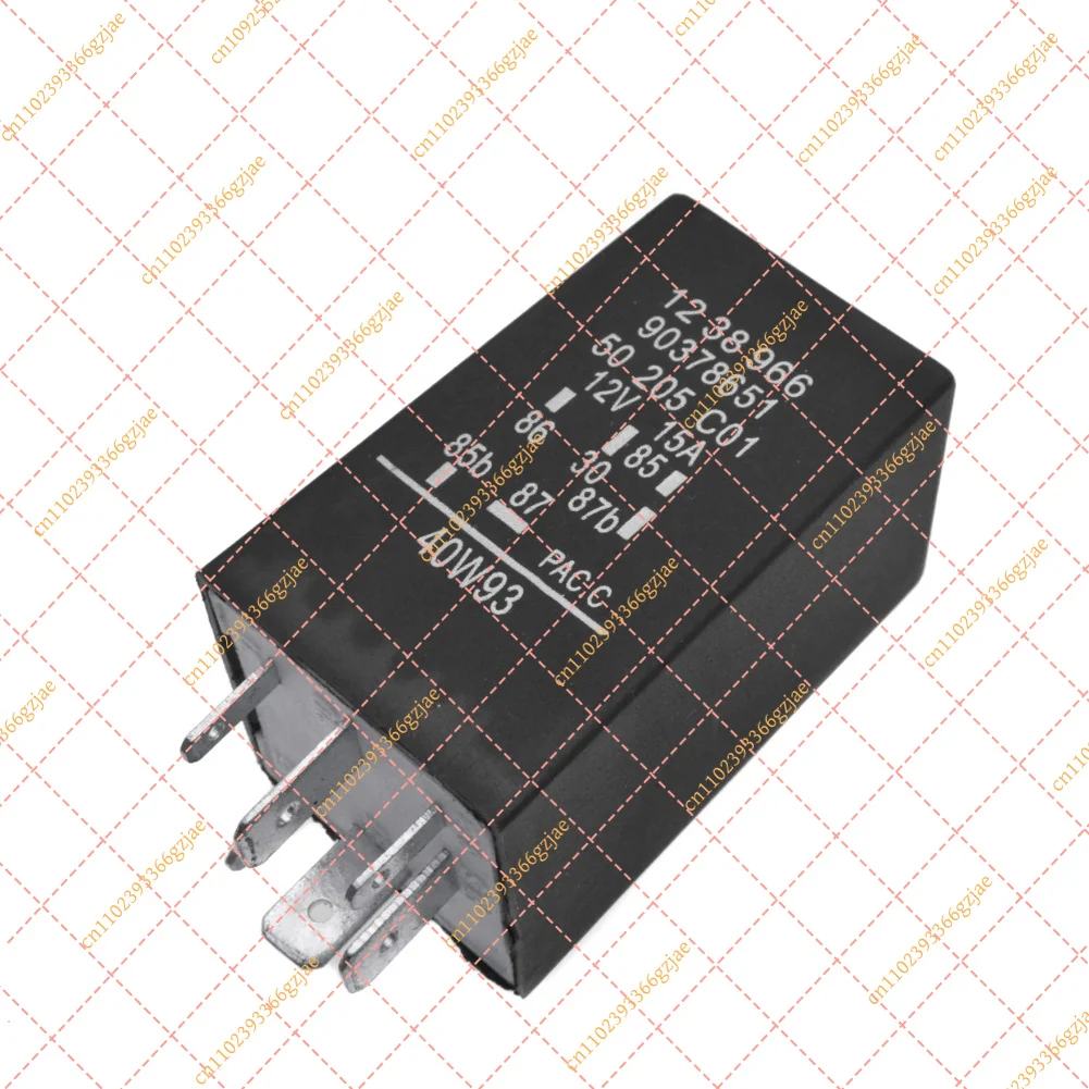 6-Pin Fuel Pump Relay Control 90378651 1238966 for Opel Ascona C 1986-1988 Astra F 1992-1998, Replacement Part