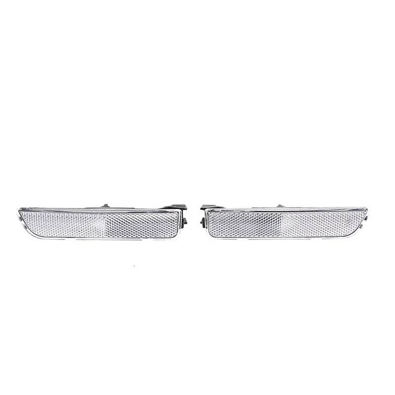 2 Pcs Car Rear/Front Bumper Side Marker Light Turn Signal Lamp Gray/Clear Lens Indicator For Volkswagen VW Passat B5.5 2001-2005