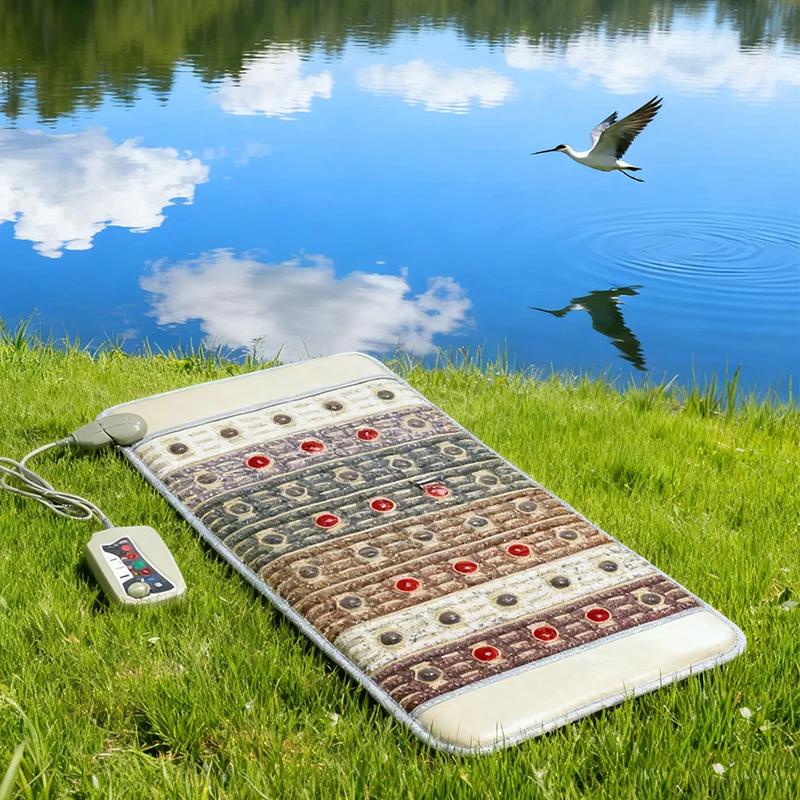 

PEMF Therapy Mat with Far Infrared Heating - Full Body Photon Magnetic Field Pad for Pain Relief Energy Balance Chakra Healing