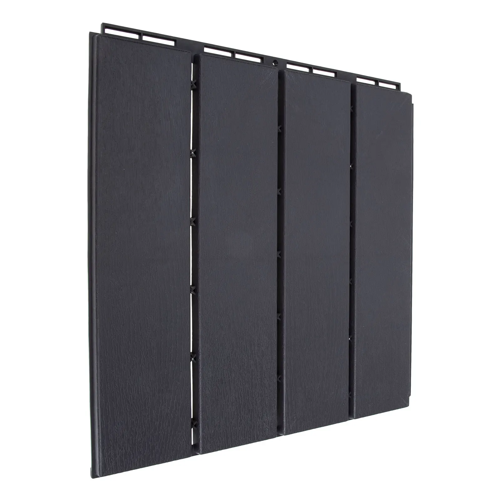 

Wood-plastic Flooring 100x25x1cm Waterproof Anti-corrosion Outdoor Deck Tiles Interlocking Plastic Poolside Patio Boards