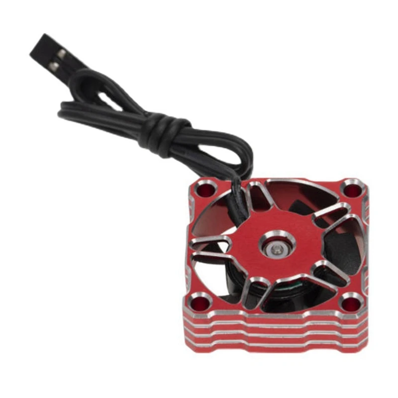 30Mmx30mm 25000RPM High Speed Metal Cooling Fan For 1/8 1/10 1/12 ARRMA Traxxas HSP HPI Redcat Wltoys RC Car