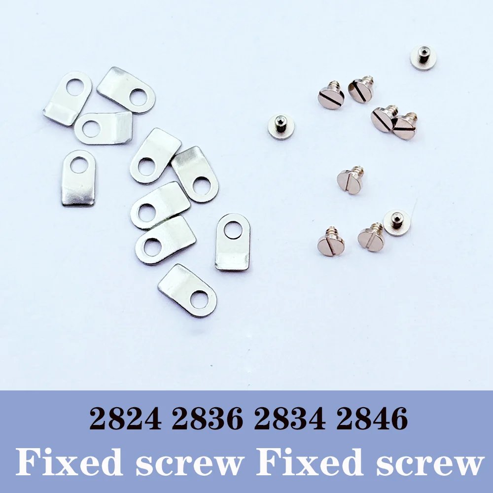

Watch Accessories Fixing Securing Washer Casing Clamp Fixed screw Kit Fit 2824 2836 2834 2846 Movment Repair Parts 10 pairs