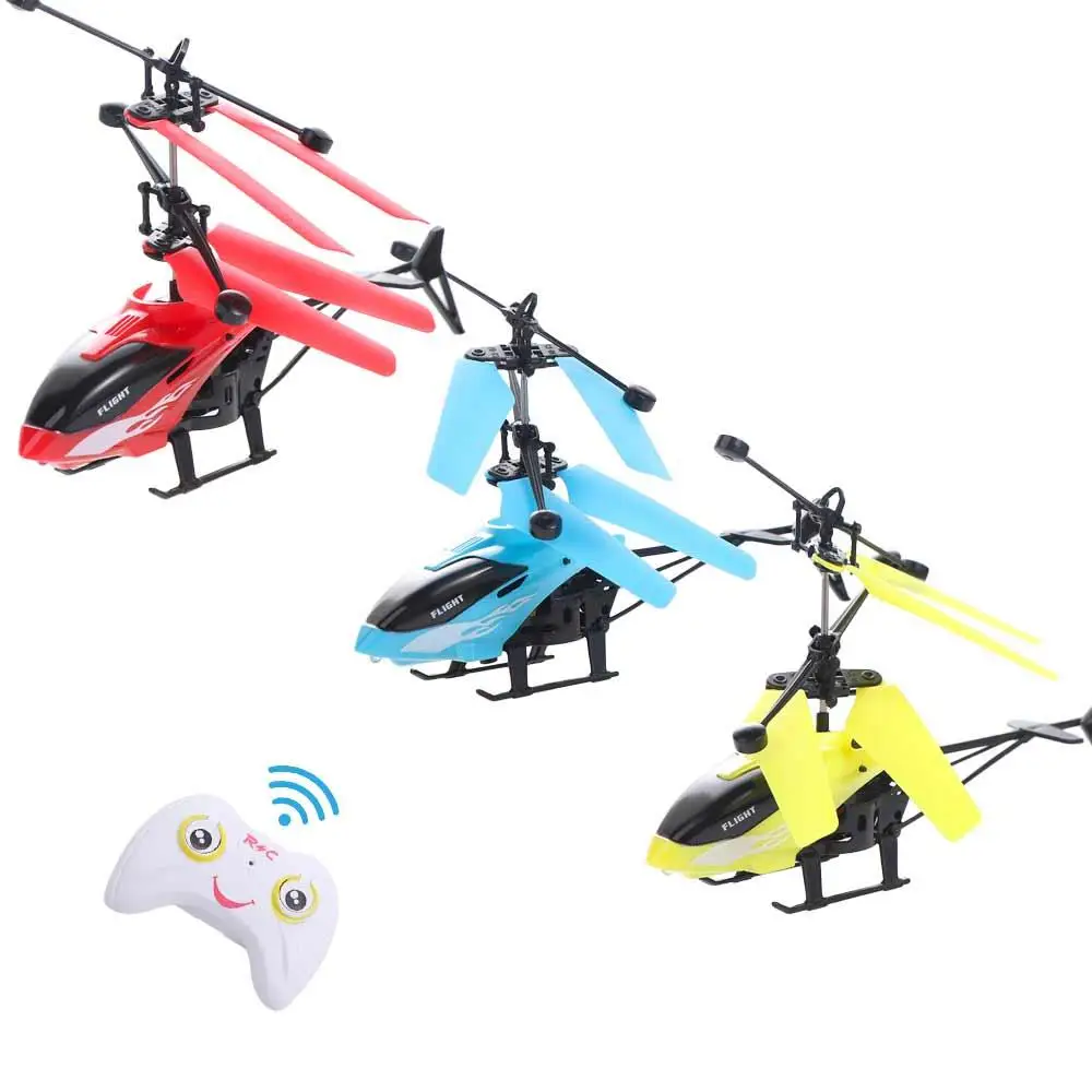 Rechargeable RC Helicopters Drone Toys Induction Hovering Remote Safe Fall-resistant Mini Helicopters Toys Kids Toy Gift