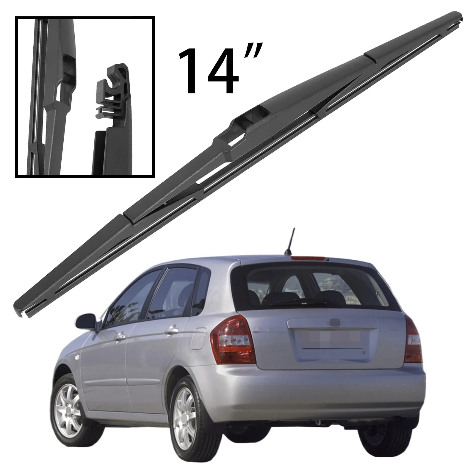 

14" Rear Windshield Windscreen Washer Wiper Blade For Kia Cerato Sephia Spectra LD 2003-2008 Car Accessories Accsesories